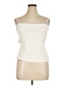 Bebe Solid White Ivory Sleeveless Blouse Size XL - photo 1