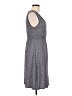 Max Studio Solid Gray Casual Dress Size L - photo 4