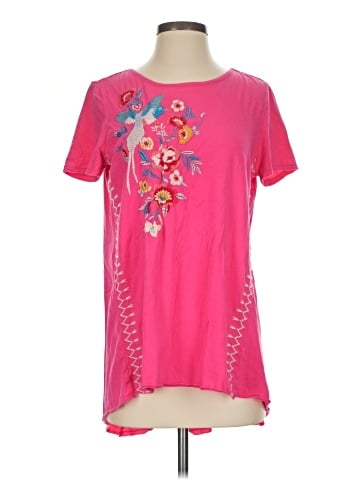JW Los Angeles Short Sleeve Blouse (view 1)