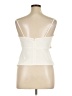 Bebe Solid White Ivory Sleeveless Blouse Size XL - photo 2