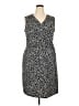 Joe Fresh Polka Dots Black Casual Dress Size 2X - photo 1