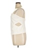 Bebe Solid White Ivory Sleeveless Blouse Size XL - photo 5