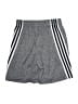 Adidas 100% Polyester Stripes Gray Athletic Shorts Size 14 - 16 - photo 2