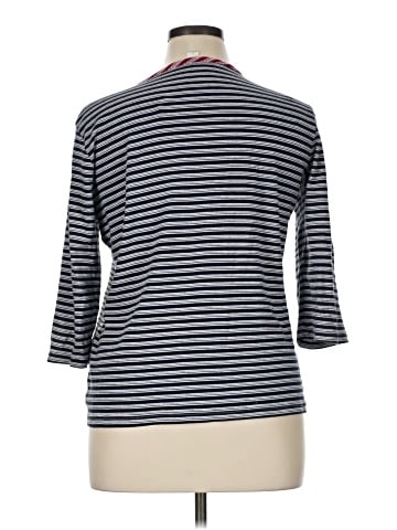 Christopher & Banks 3/4 Sleeve T-Shirt (view 2)
