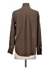 Everlane 100% Silk Solid Brown Long Sleeve Silk Top Size 00 - photo 2