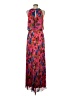 Xscape 100% Polyester Tie-dye Floral Tropical Pink Casual Dress Size 6 - photo 2