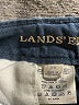 Lands' End 100% Baumwolle Blue Cargo Shorts Size 14 - photo 3