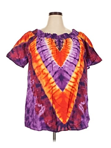 Ashley Stewart Short Sleeve Blouse (view 1)