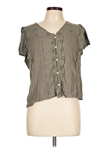 Maurices Short Sleeve Blouse (view 1)
