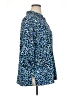 Catherines Animal Print Blue 3/4 Sleeve Button-Down Shirt Size 1X - photo 4