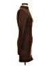 Shein Solid Brown Casual Dress Size XS - photo 4