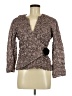 Jackie Jon 100% Polyester Brown Kimono Size M - photo 1