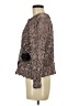 Jackie Jon 100% Polyester Brown Kimono Size M - photo 5