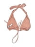 Refuge 100% Polyester Solid Pink Swimsuit Top Size S - photo 2