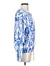Lou & Grey Print Blue Pullover Sweater Size S - photo 4