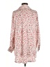 Zara Hearts Pink Long Sleeve Blouse Size M - photo 2