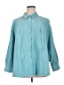 Catherines 100% Polyester Teal 3/4 Sleeve Blouse Size 1X - photo 1