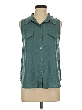 Blu Pepper Sleeveless Button Down Shirt