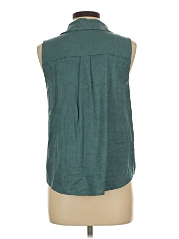Blu Pepper Sleeveless Button-Down Shirt (view 2)