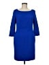 Gap Solid Blue Casual Dress Size 6 - photo 1