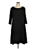 Talbots Solid Black Casual Dress Size 16 - photo 1