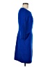 Gap Solid Blue Casual Dress Size 6 - photo 4