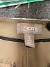 Chico's Solid Brown Khaki Shorts Size Lg (2) - photo 3