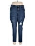 Unbranded Solid Blue Jeans Size XL - photo 1