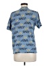 Eighty Eight 100% Cotton Floral Blue Short Sleeve T-Shirt Size M - photo 2