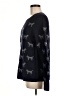 Joe Fresh Print Black Pullover Sweater Size M - photo 5