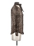Paige Animal Print Brown Long Sleeve Blouse Size S - photo 4