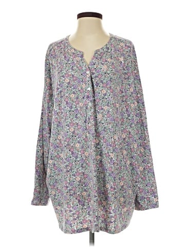 Lands' End Long Sleeve Henley (view 1)
