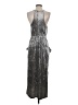 BCBGeneration Metallic Silver Cocktail Dress Size S - photo 2