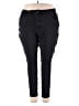 STS Blue Solid Black Jeggings Size 24 - photo 1