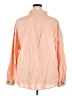 Roxy Solid Orange Long Sleeve Button-Down Shirt Size XXL - photo 2