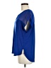 AUW Blue Short Sleeve Blouse Size M - photo 5