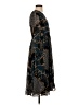 Ann Taylor 100% Polyester Print Black Cocktail Dress Size 0 - photo 4