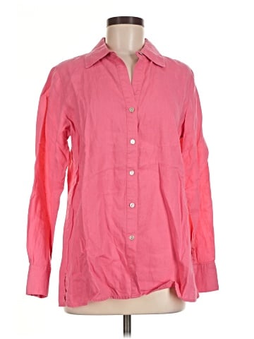 Kate Hill Long Sleeve Button-Down Shirt (view 1)