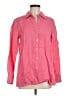 Kate Hill 100% Linen Pink Long Sleeve Button-Down Shirt Size M - photo 1