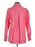 Kate Hill 100% Linen Pink Long Sleeve Button-Down Shirt Size M - photo 2