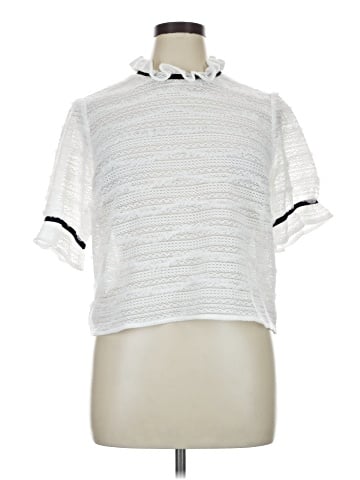 BCBGMAXAZRIA Short Sleeve Top (view 1)