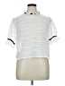 BCBGMAXAZRIA 100% Polyester White Short Sleeve Top Size XL - photo 1