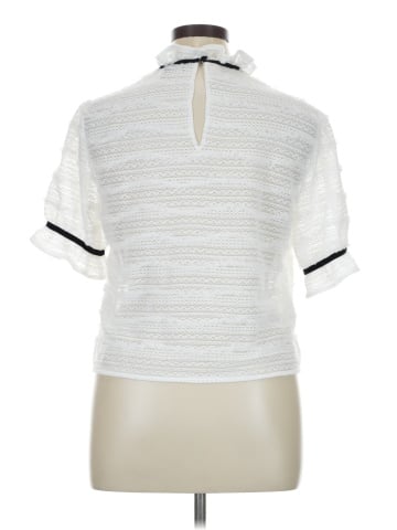 BCBGMAXAZRIA Short Sleeve Top (view 2)