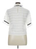 BCBGMAXAZRIA 100% Polyester White Short Sleeve Top Size XL - photo 2