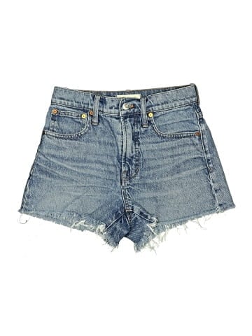 Madewell The Perfect Jean Short in Burnett Wash: TENCEL&trade; Lyocell Edition (view 1)