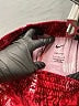 Nike 100% Polyester Graphic Red Athletic Shorts Size L - photo 3