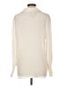 Express 100% Polyester Ivory Long Sleeve Blouse Size L - photo 2