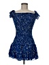 Zara Stars Blue Cocktail Dress Size M - photo 1