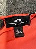 AGB 100% Polyester Orange 3/4 Sleeve Blouse Size 2X - photo 7