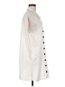 MNG 100% Cotton Ivory Short Sleeve Blouse Size M - photo 4